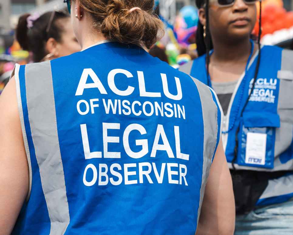 ACLU of Wisconsin legal observer